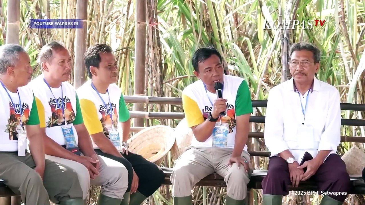 [FULL] Dialog Wapres Gibran, Mentan Amran dan Petani saat Panen Tebu di Sleman