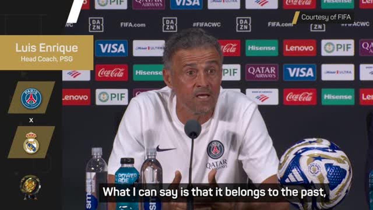 'It's in the past' - Enrique brushes off Mbappe talk ahead of semi-final
