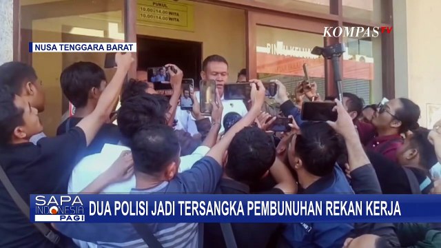 Polda NTB Ungkap Penangkapan 2 Polisi Tersangka Pembunuhan Rekan Kerja | SAPA PAGI