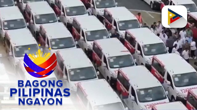 PBBM, pinangunahan ang pamamahagi ng karagdagang Patient Transport Vehicle sa iba't ibang LGU sa bansa