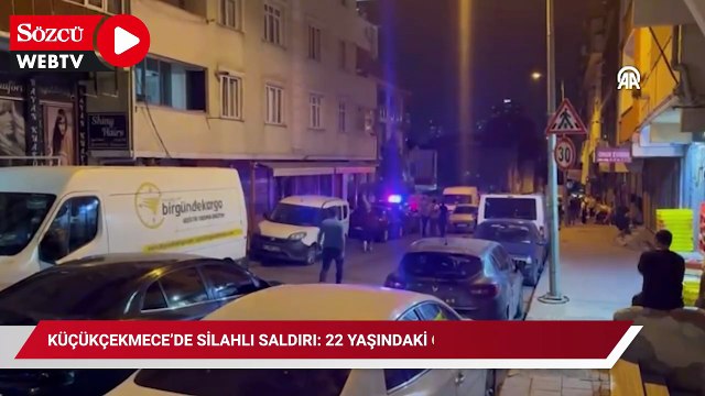 Küçükçekmece’de silahlı saldırı: 22 yaşındaki genç ağır yaralandı
