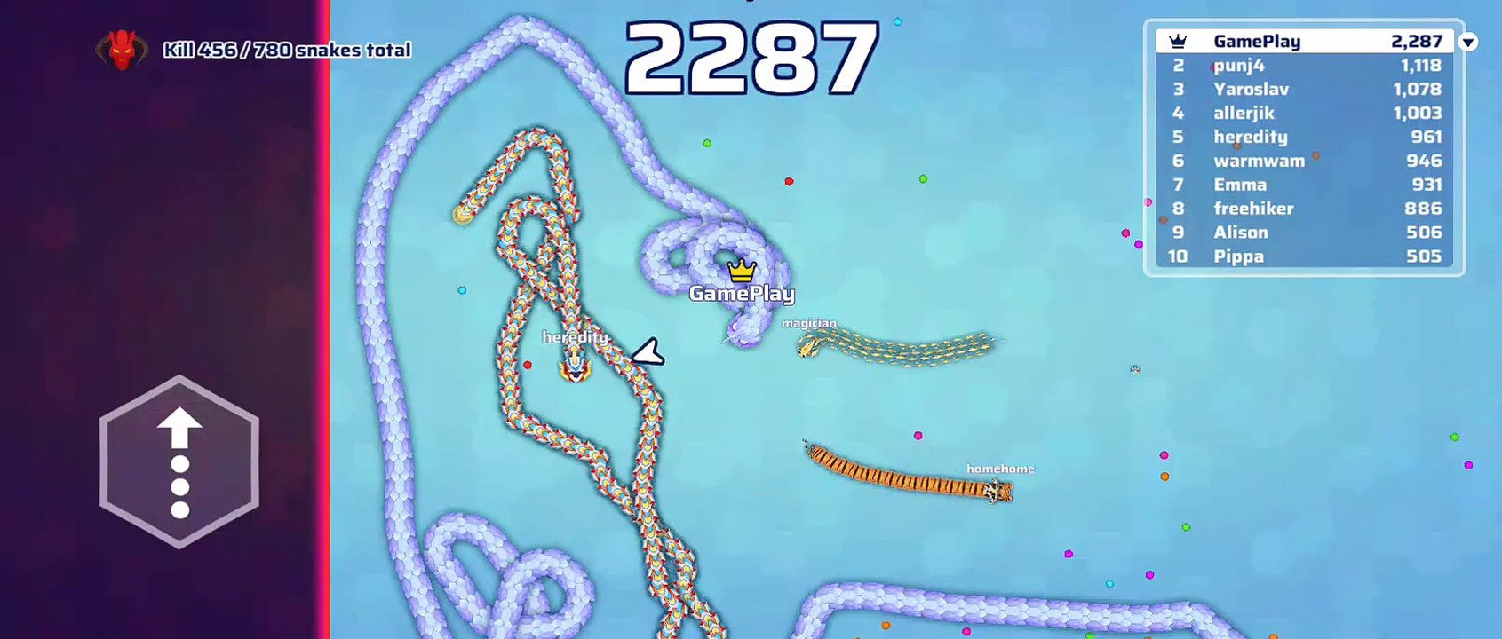 I Mistakenly Hit My Enemy Snake 🐍 - Snake.io