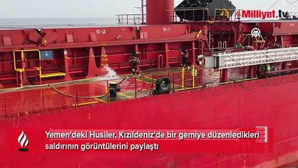Yemen'deki Husiler, Kızıldeniz'de bir gemiye saldırı düzenledi