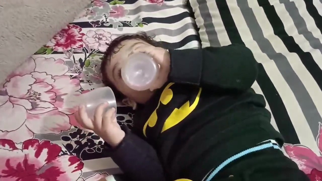 😂Diaper changing Scene, while having red milk😂