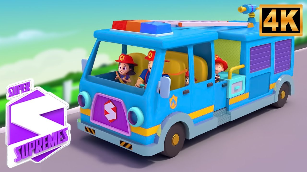Räder am Feuerwehrauto 🚒 | Kinderlieder auf Deutsch | Zebra Deutschland