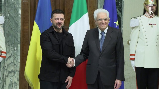 Mattarella riceve Zelensky Dall'Italia pieno sostegno all'Ucraina