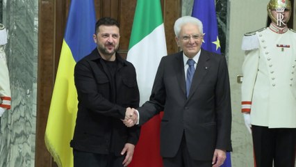 Mattarella riceve Zelensky "Dall'Italia pieno sostegno all'Ucraina"