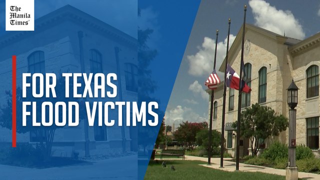 Flags lowered to half-staff in Texas in honor of flood victims
