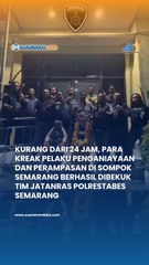 Belum Ada 24 Jam, Para Kreak Pelaku Penganiayaan dan Perampasan di Sompok Semarang Berhasil Dibekuk Tim Jatanras Polrestabes Semarang