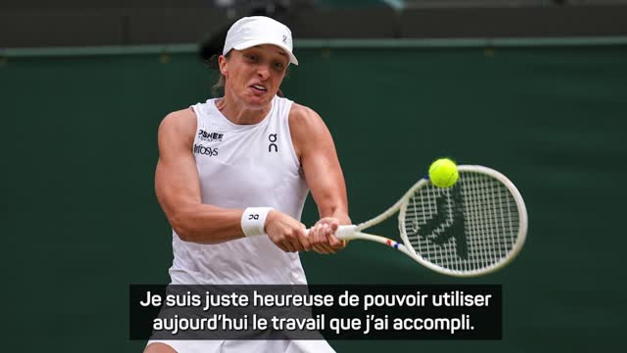 Wimbledon - Swiatek : "Je ne suis pas du genre...