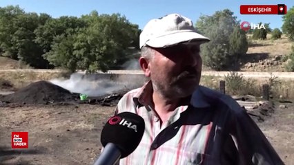 Eskişehir'de odun kömürü üreticileri, gece gündüz nöbet tutuyor