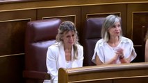 Yolanda Díaz no puede evitar las lágrimas tras las palabras recuerdo de Sánchez a su padre