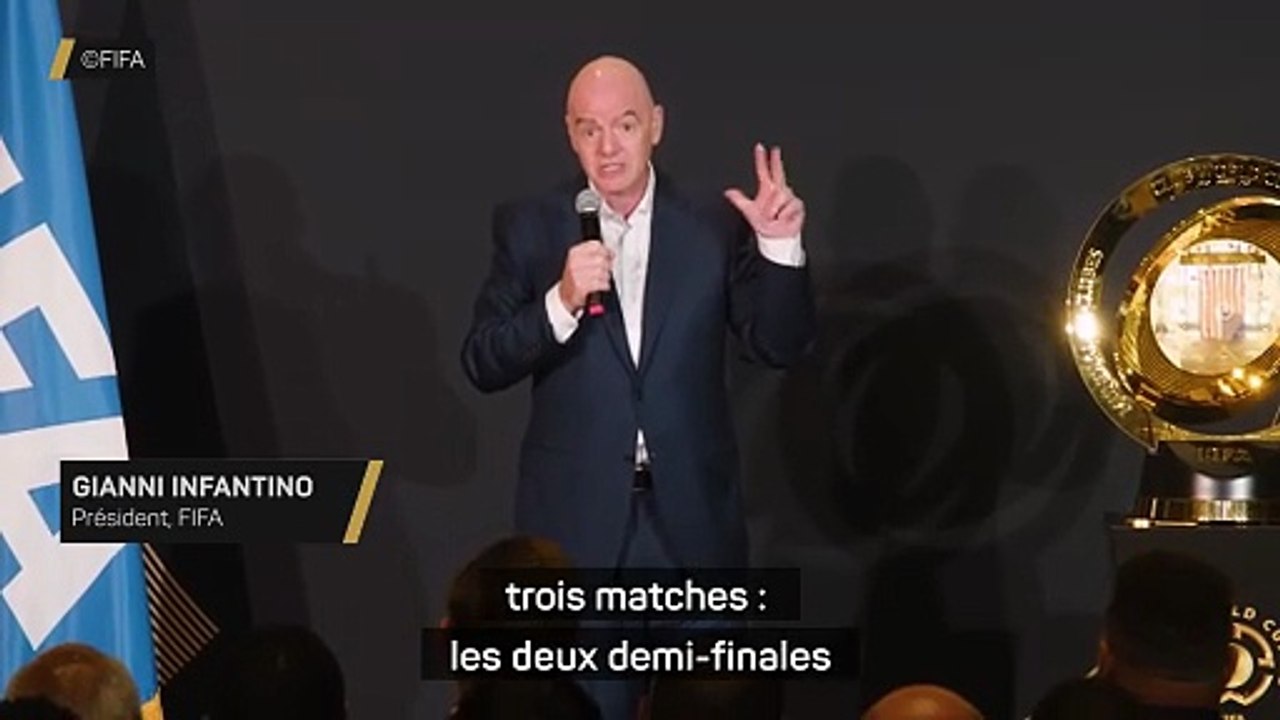 Infantino : "Cette compétition lance une nouvelle ère dans le football de clubs"