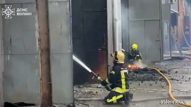 Ucraina, violento attacco missilistico russo sulla città di Lutsk