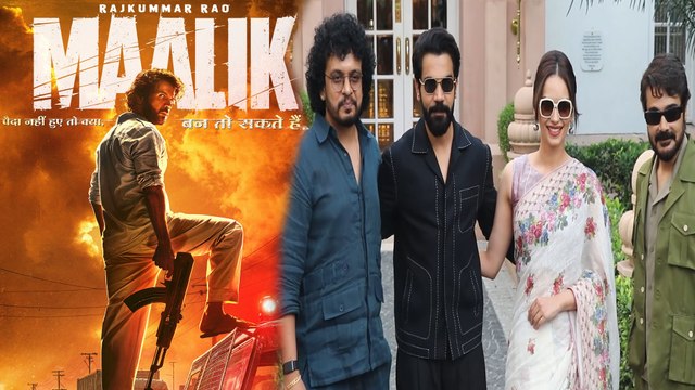 Rajkummar Rao, Manushi Chhillar, Prosenjit Chatterjee & Pulkit Promote Their Film - MAALIK Mega Team