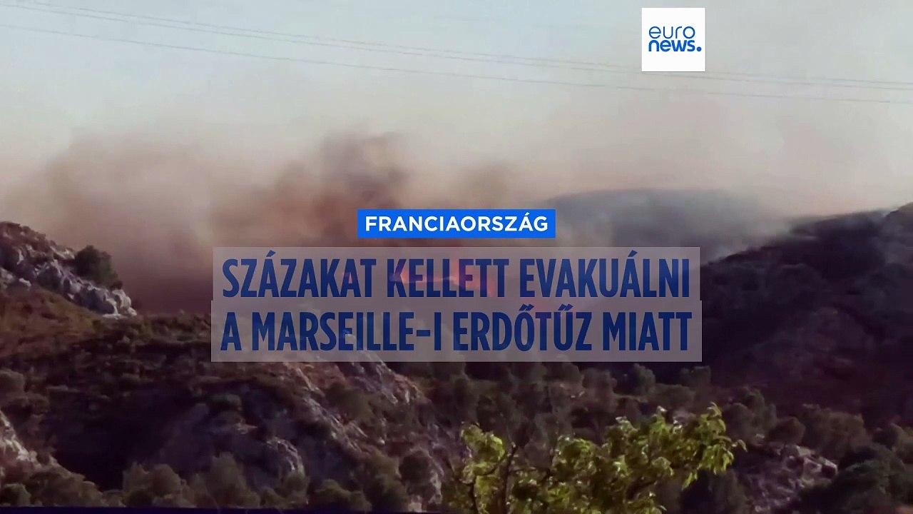 Legkevesebb százan megsebesültek a Marseille közelében tomboló erdőtüzekben