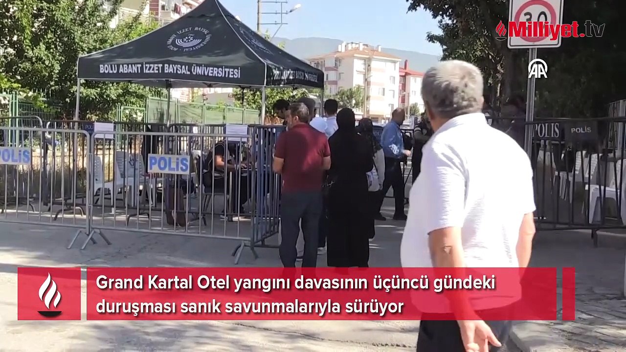 Grand Kartal Otel yangını davasında üçüncü gün: Erken kurtarılan otel sahipleri iddiası