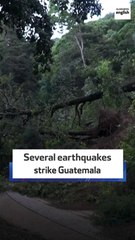 Several earthquakes strike Guatemala