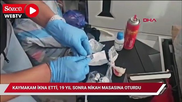 Avcılar'da kaymakam ikna etti, 19 yıl sonra nikah masasına oturdu