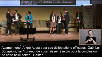 Clap de fin avec Gaël Le Bourgeois.