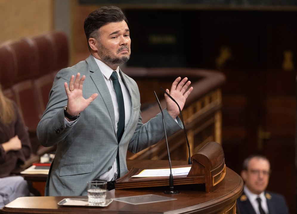 Seria advertencia de Rufián a Sánchez