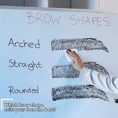 Understanding brow shapes and what suits you 💯