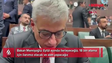 Sağlık Bakanı Kemal Memişoğlu'dan 18 bin atama açıklaması!