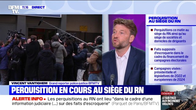 Financement de campagnes électorales: une perquisition en cours au siège du Rassemblement national