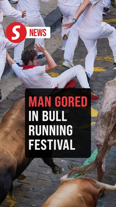 One gored, seven wounded in Spain's bull running festival