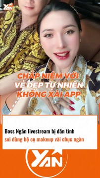 Boss Ngân livestream xài cọ makeup giá rẻ liền bị CĐM soi xét