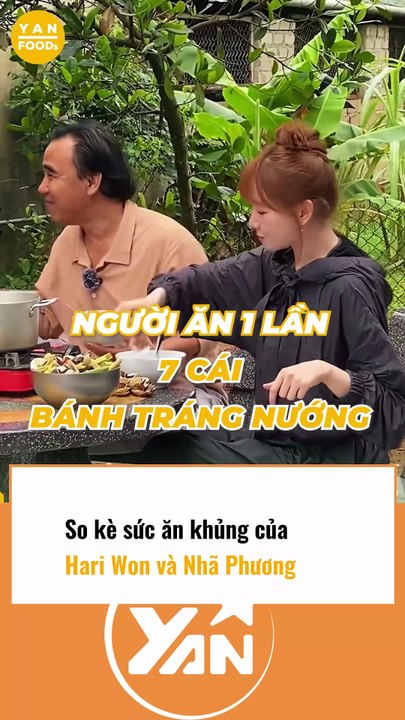 So kè sức ăn khủng của Hari Won và Nhã Phương