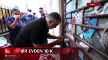 Mersin'de bir evden 10 kamyon çöp çıktı