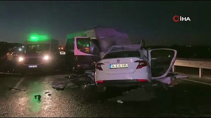 Ters yöne girdi kafa kafaya çarpıştı