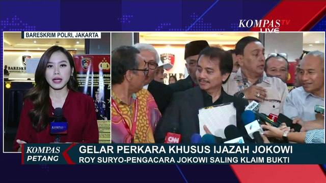 [FULL] Proses Gelar Perkara Kasus Ijazah: Roy Suryo-Pengacara Jokowi Saling Klaim Bukti | KPG
