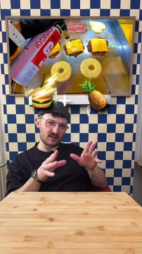 BURGER ANANAS...pourquoi pas j'aime la Pizza Ananas... #burger #ananas #manger #tester