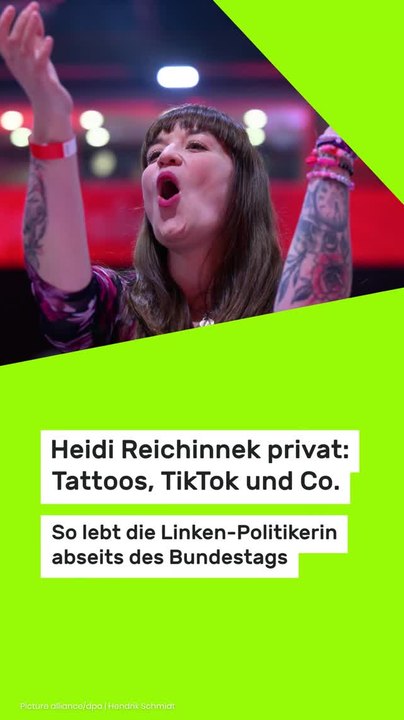 Copy of Heidi Reichinnek privat: Tattoos, TikTok und Co. - So lebt die Linken-Politikerin abseits des Bundestags