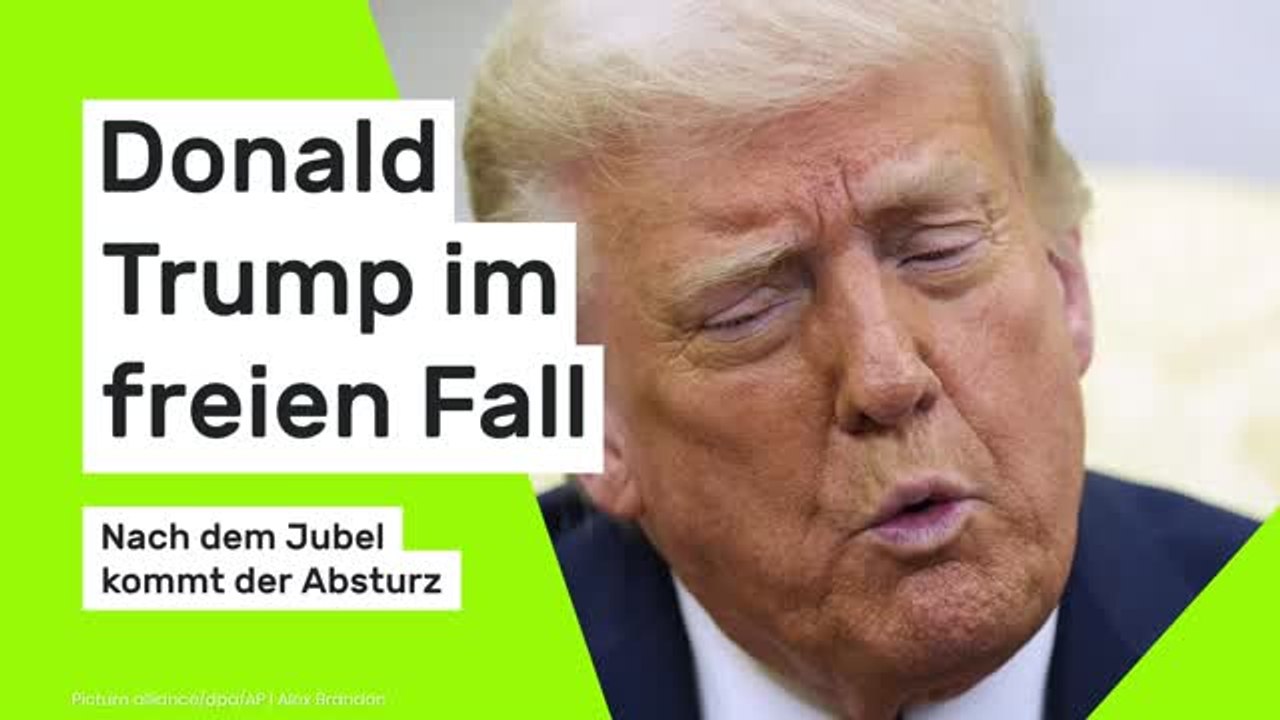 Donald Trump im freien Fall: Nach dem Jubel kommt der Absturz