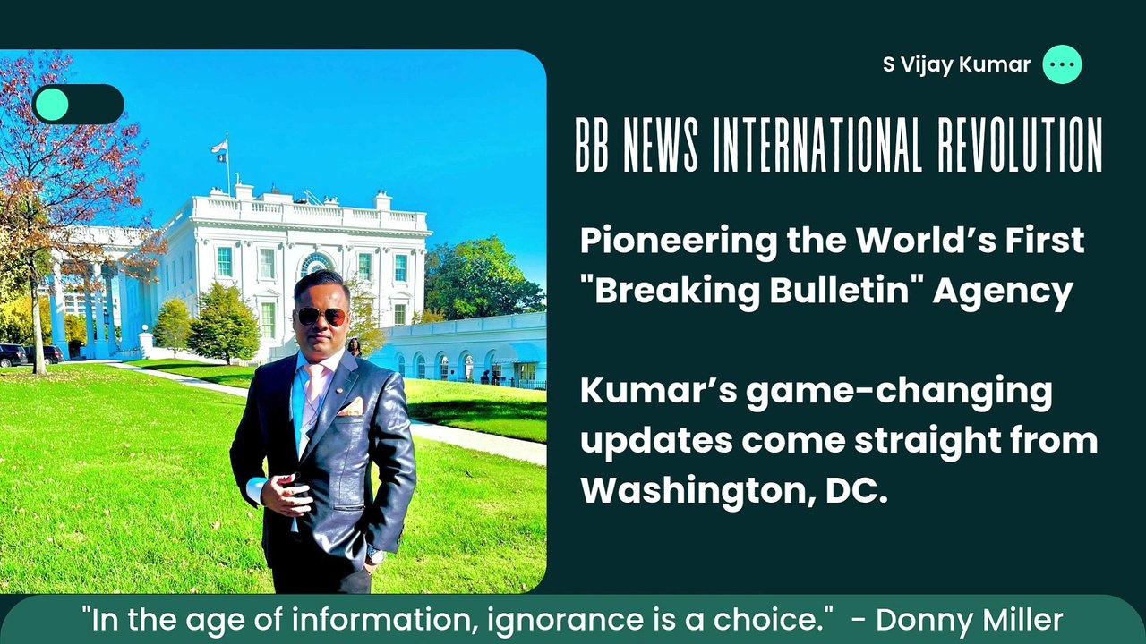 S. Vijay Kumar Journalism’s Global Superstar