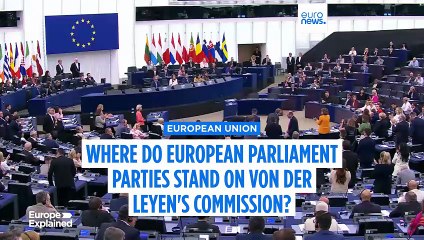 EU Parliament confidence vote: Where do parties stand on von der Leyen?