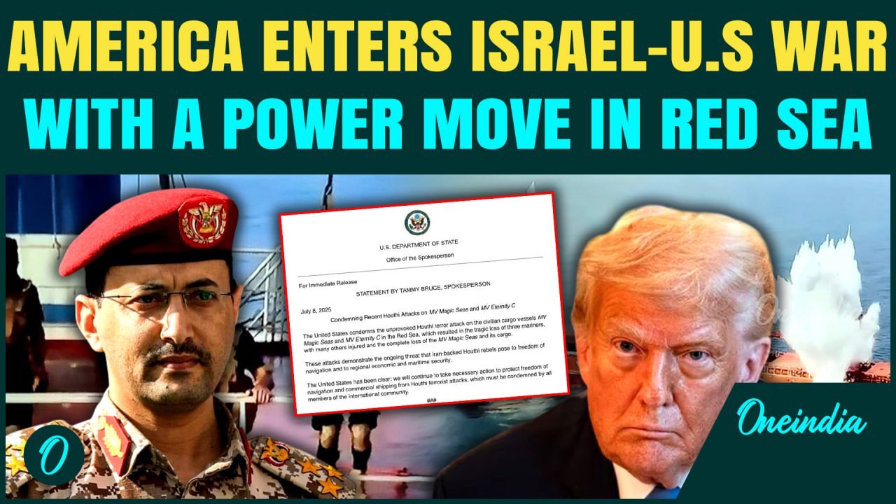 US Explodes in Outrage after Deadly Houthi Attacks Sink MV Magic Seas, Cripple Eternity C in Red Sea