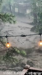 Une maison emportée par la crue au Nouveau-Mexique, trois personnes portées disparues