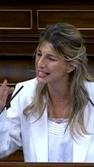 Yolanda Díaz: "Tenemos que dar un paso al frente para decir que la corrupción se acabó en España"