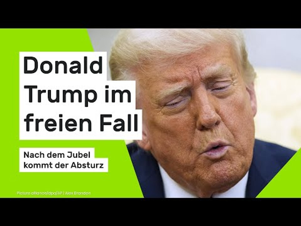 Donald Trump im freien Fall: Nach dem Jubel kommt der Absturz