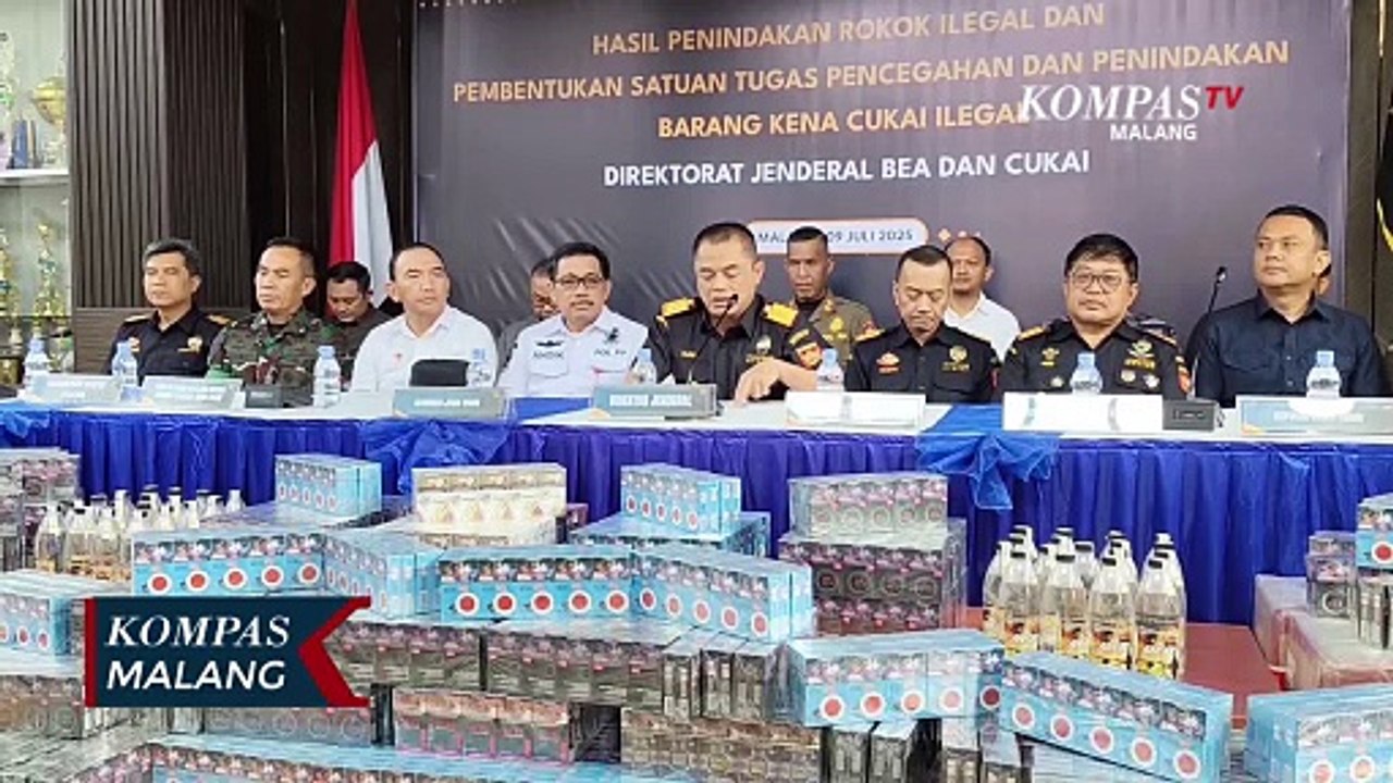 Bea Cukai Musnahkan Rokok Ilegal Tanpa Pita Cukai