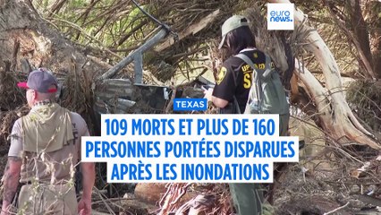 Au moins 109 morts et plus de 160 personnes portées disparues après les inondations meurtrières au Texas