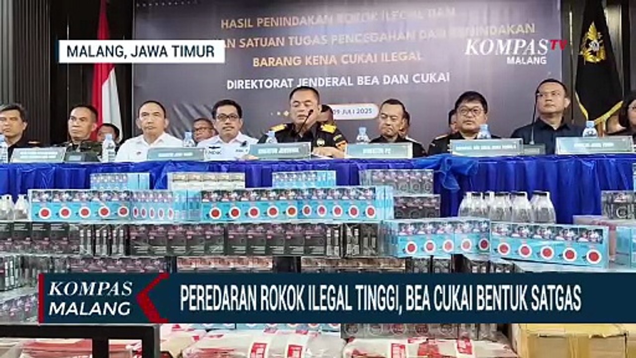 Peredaran Rokok Ilegal Tinggi, Bea Cukai Bentuk Satgas