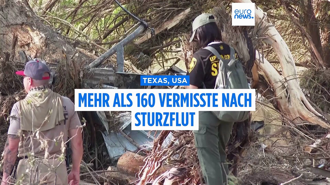 Mehr als 160 Vermisste nach Sturzflut in Texas