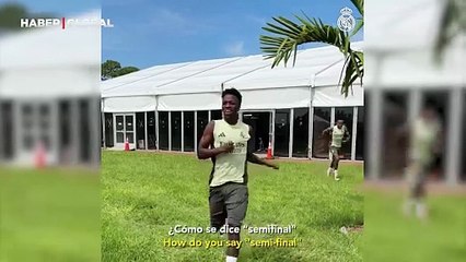 Arda Güler Türkçe öğretiyor