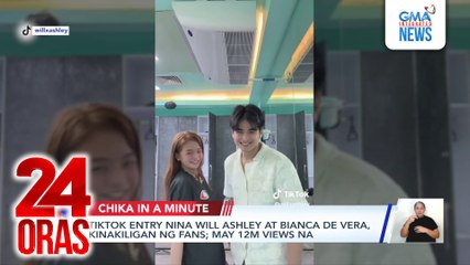 Tiktok entry nina Will Ashley at Bianca de Vera, kinakiligan ng fans; may 12M views na | 24 Oras