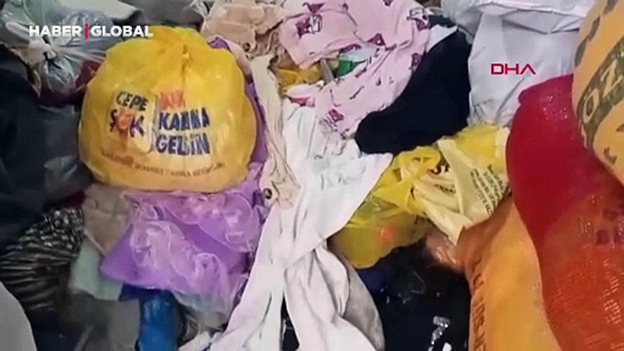 Evden 6 kamyon çöp çıktı